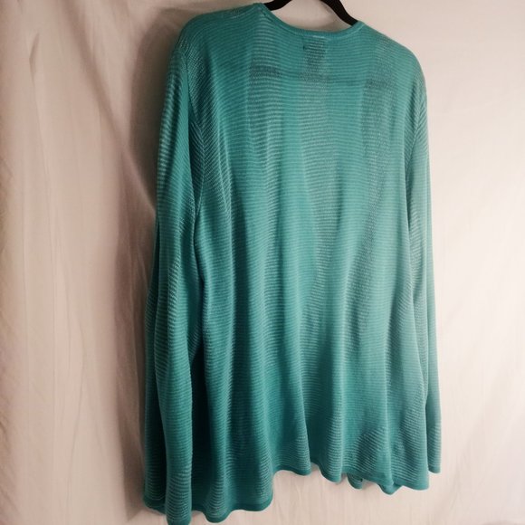 Womens 2X R Q T Wavelength Knit Cardigan Sweater - Picture 2 of 16